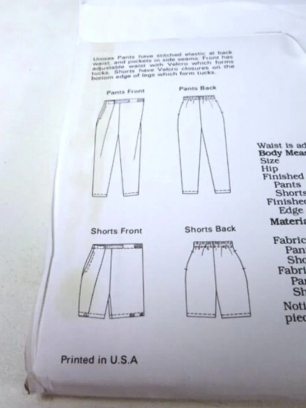 Vintage Kwik Sew 2040 | Unisex Tapered Pants & Shorts Pattern | XS-XL UNISEX NEW